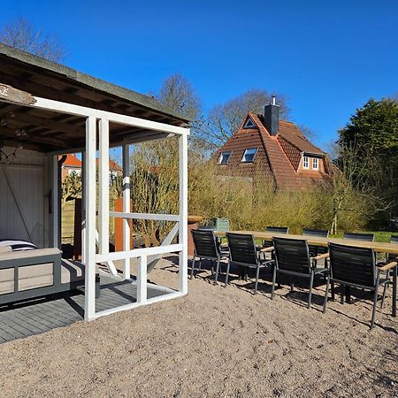 Smittshoern 3 - Nordsee Erdgeschosswohnung Mit Eingezaeunten Garten, Kamin Und Lounge! Altfunnixsiel Luaran gambar