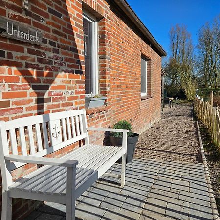 Smittshoern 3 - Nordsee Erdgeschosswohnung Mit Eingezaeunten Garten, Kamin Und Lounge! Altfunnixsiel Luaran gambar