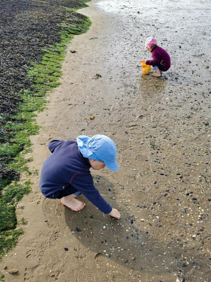 Ferienglueck An Der Nordsee Buche Deine Erdgeschoss-Ferienwohnung Mit Kamin Terrasse Und Eingezaeuntem Garten Fuer Unvergessliche Auszeiten Altfunnixsiel Luaran gambar